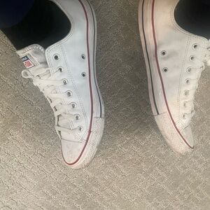 Converse white shoes